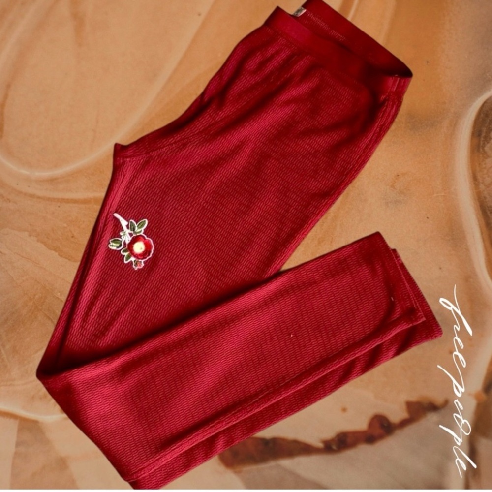 Reserved Free People Longjohns with embroidery